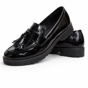 Jones New York Black Patent Loafers